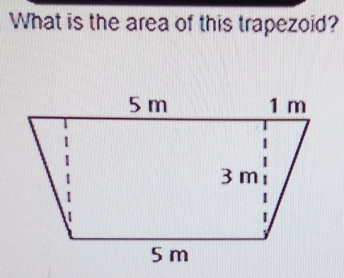 What is the area of this trapezoid?