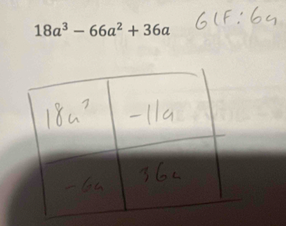 18a^3-66a^2+36a