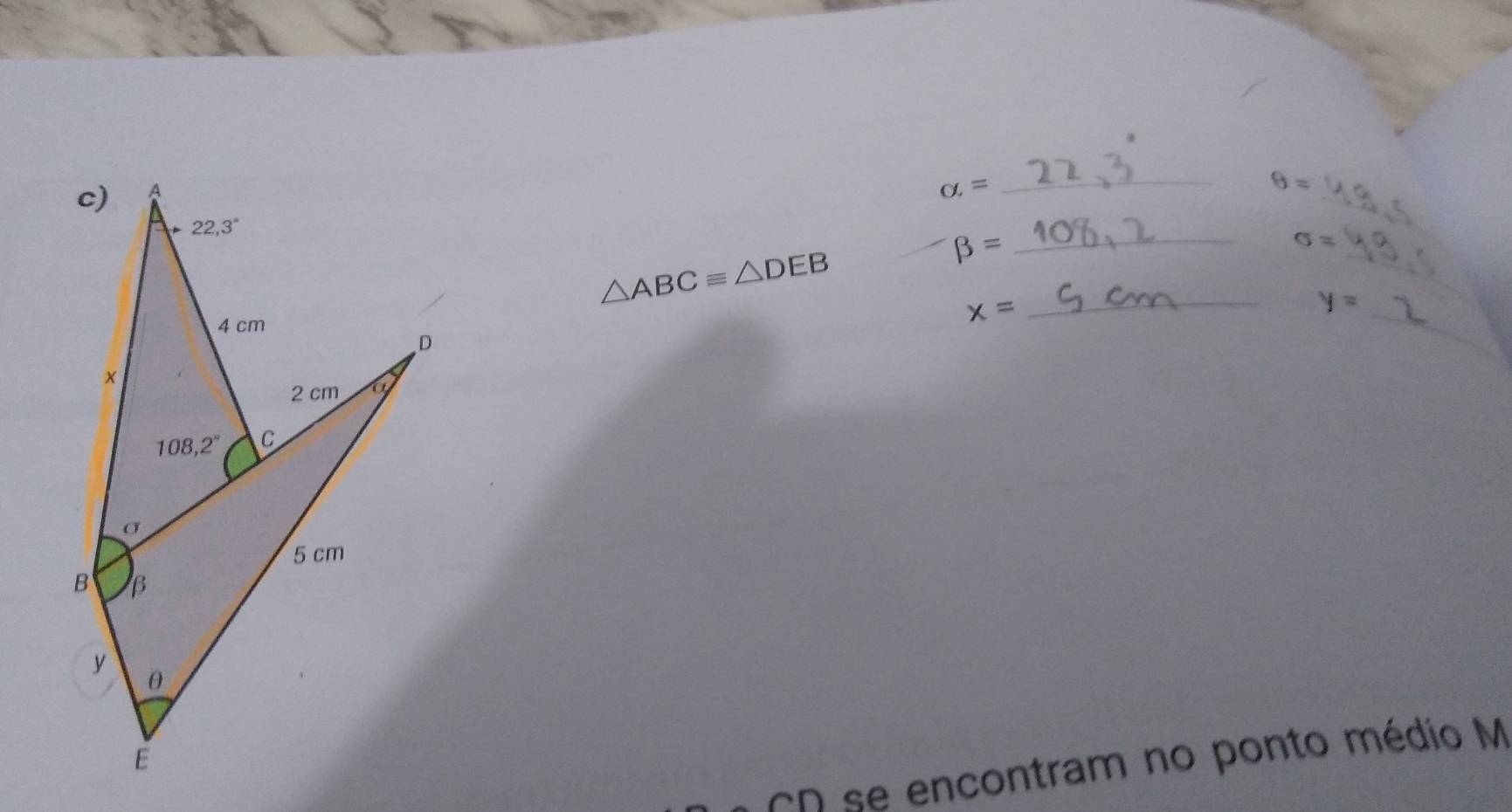 alpha =
_
θ =
_
sigma =
△ ABCequiv △ DEB
beta =
_
_
y=
x=
_
_
CD se encontram no ponto médio M