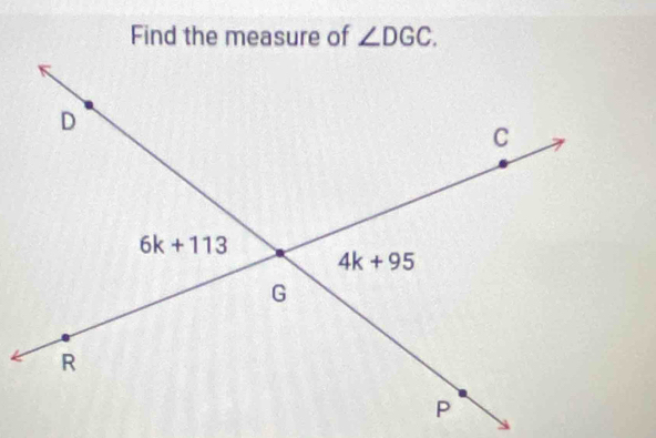 Find the measure of ∠ DGC.