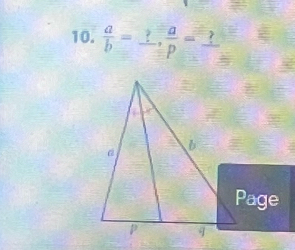  a/b =_ ?,  a/p =_ ?