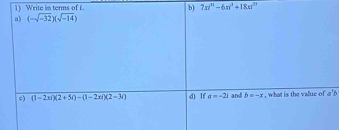 7xi^(31)-6xi^3+18xi^(25)