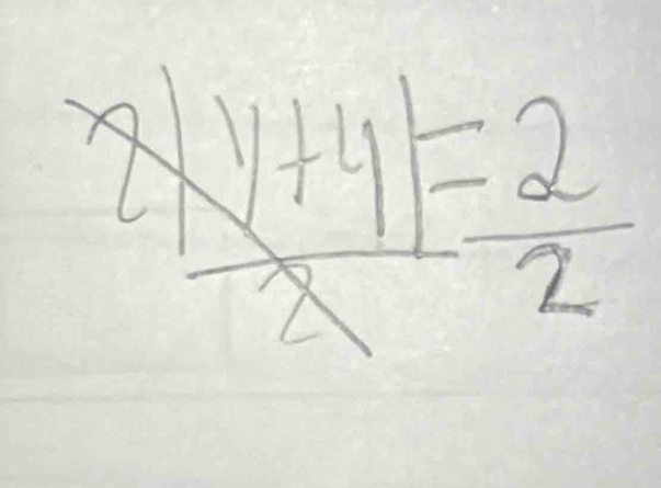 frac 8+4= (y+2)/2 = 2/2 