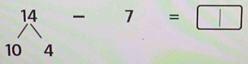 -7=□