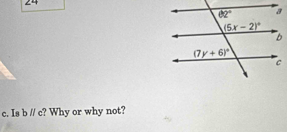 Is bparallel c? Why or why not?