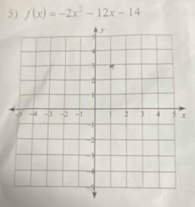 f(x)=-2x^2-12x-14