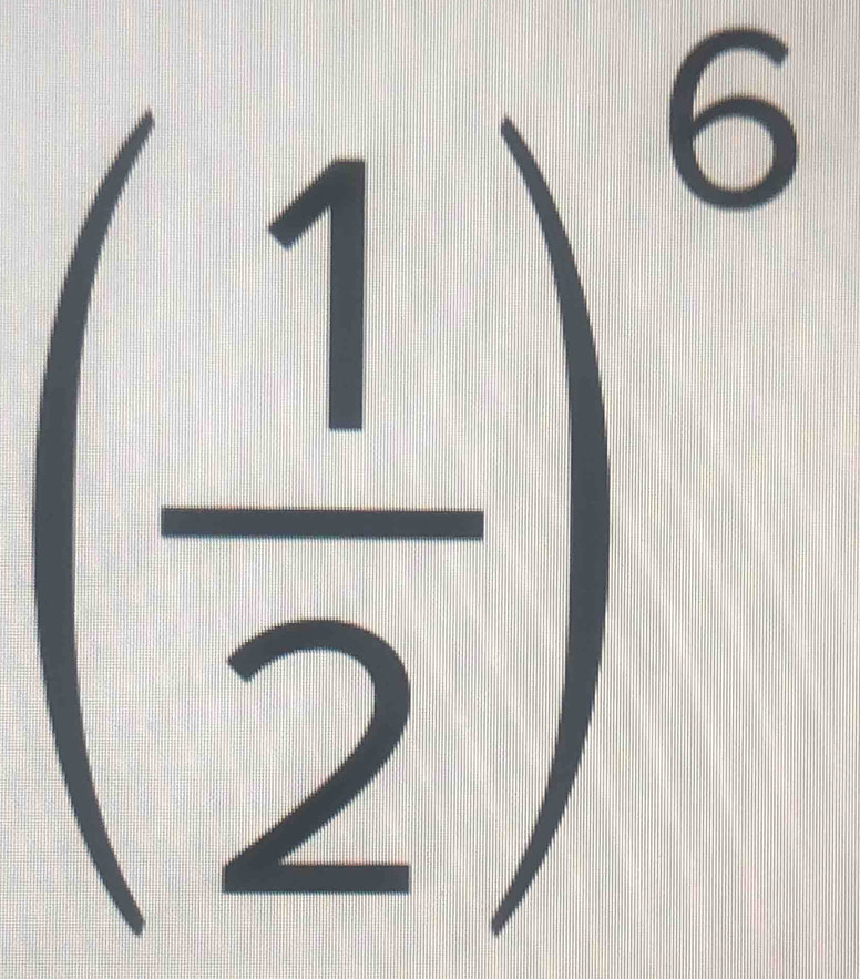 ( 1/2 )^6
□^