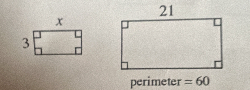 perimeter =60