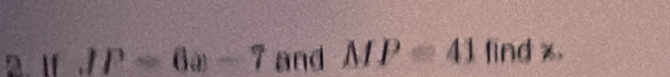 a (JP=6a-7 and MP=41 findx.