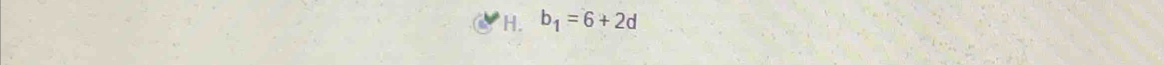 b_1=6+2d