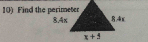 Find the perimeter