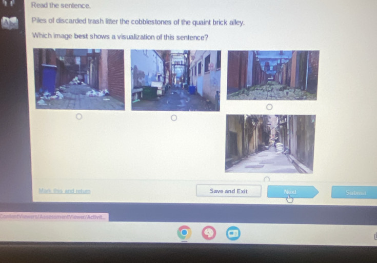 Solved: Read the sentence. Piles of discarded trash litter the ...