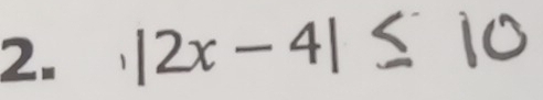 |2x-4|≤ a