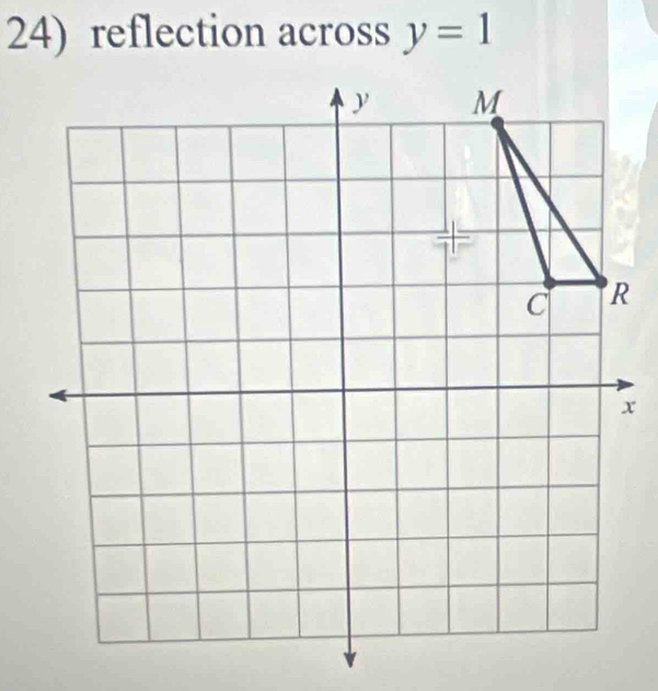 reflection across y=1