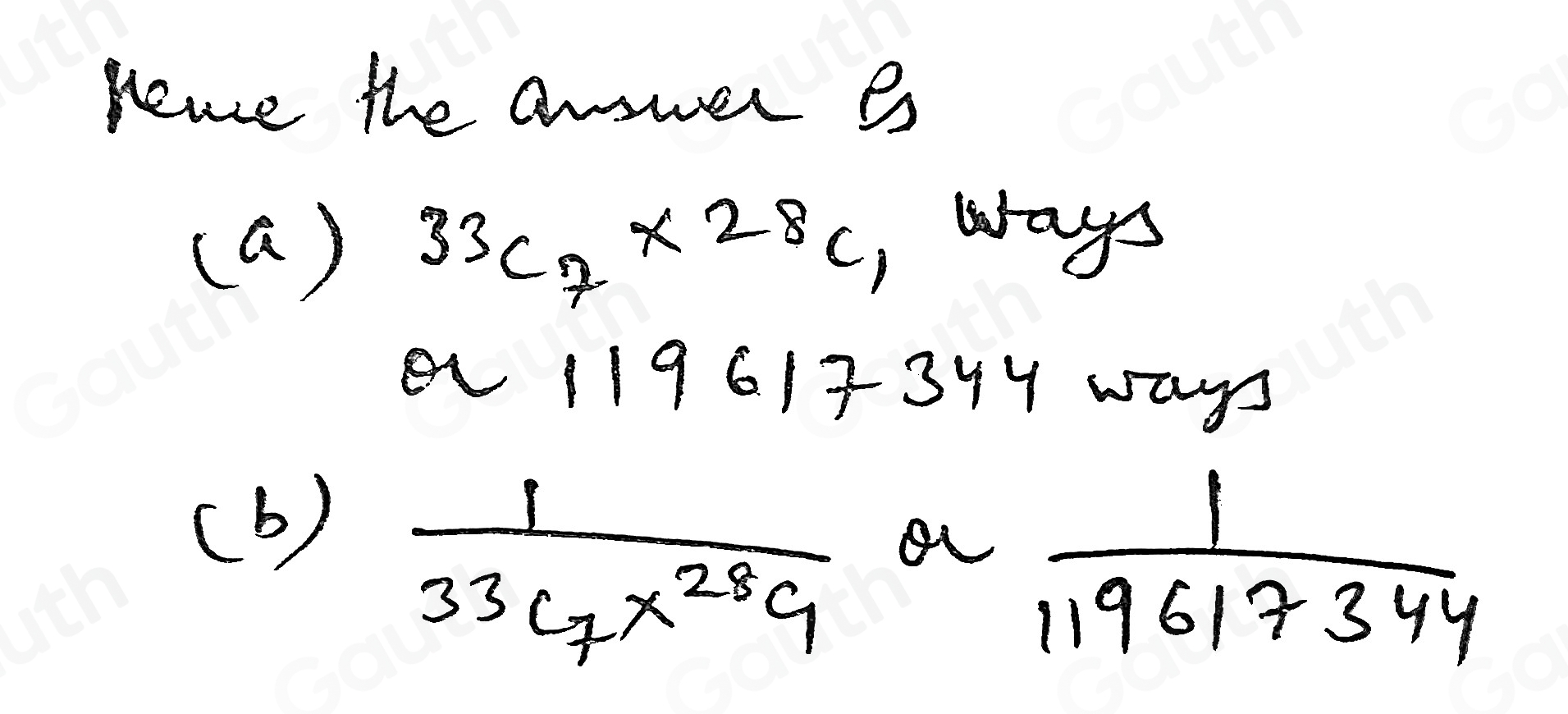 Solved: If a lottery game was based on choosing 7 numbers from the ...