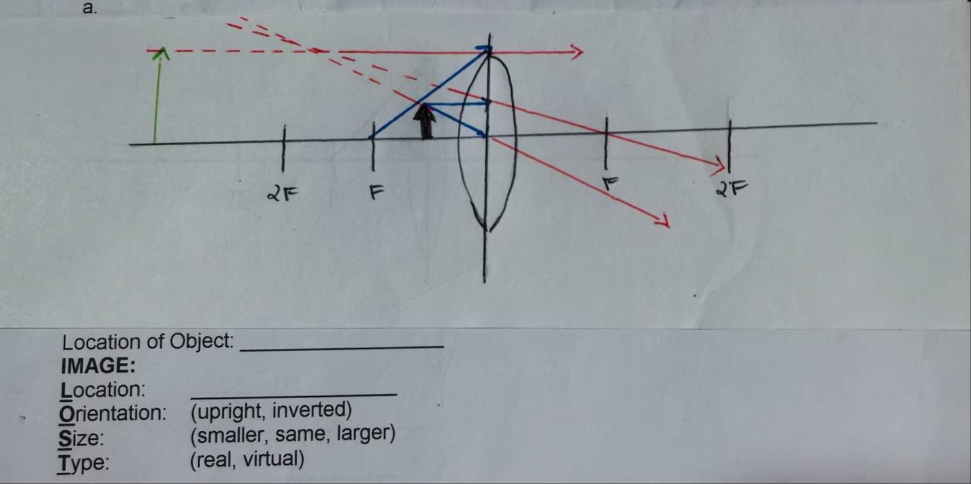 Solved: Location of Object:_ IMAGE: Location:_ Orientation: (upright ...