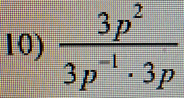  3p^2/3p^(-1)· 3p 