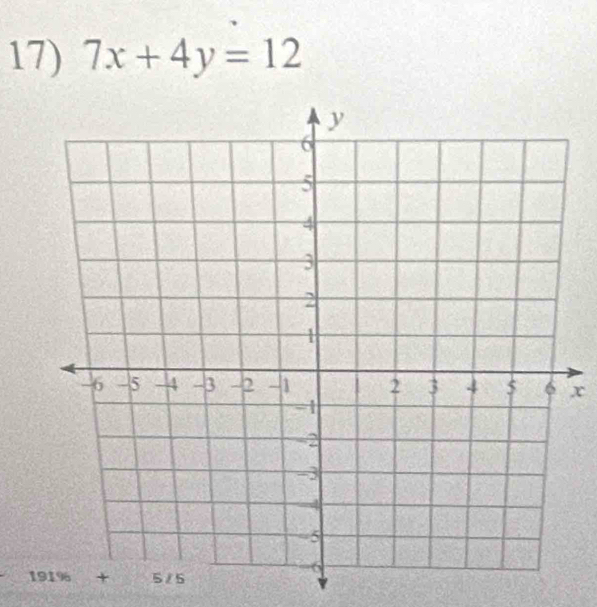 7x+4y=12
x