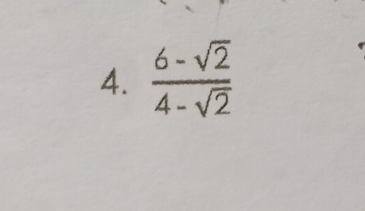  (6-sqrt(2))/4-sqrt(2) 