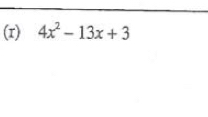 4x^2-13x+3