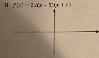 f(x)=2x(x-5)(x+2)