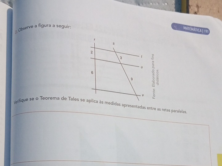 Observe a figura a seguir: 
MATEMÁTICA | 191