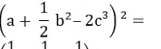 (a+ 1/2 b^2-2c^3)^2=