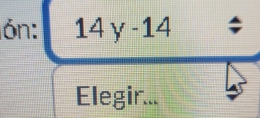 ón: 14y-14
Elegir...