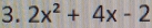 2x^2+4x-2