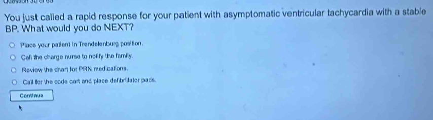 Solved: You just called a rapid response for your patient with ...