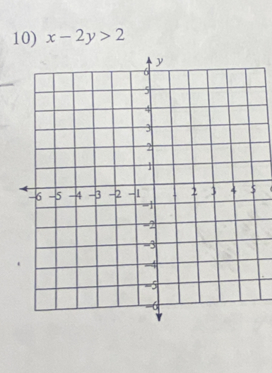 x-2y>2