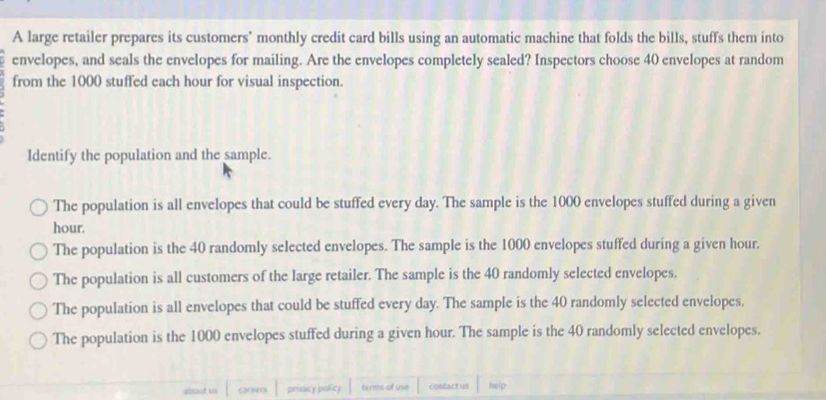 Solved: A large retailer prepares its customers’ monthly credit card ...