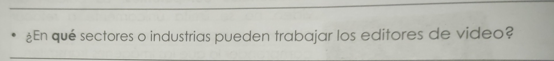 ¿En qué sectores o industrias pueden trabajar los editores de video?