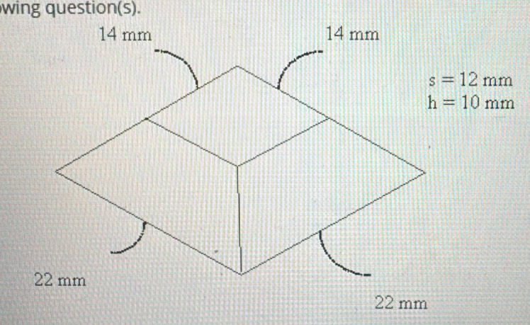 wing question(s).
s=12mm
h=10mm