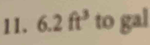 6.2ft^3 to gal