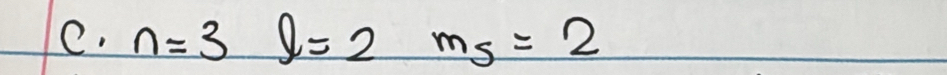 n=3l=2ms=2