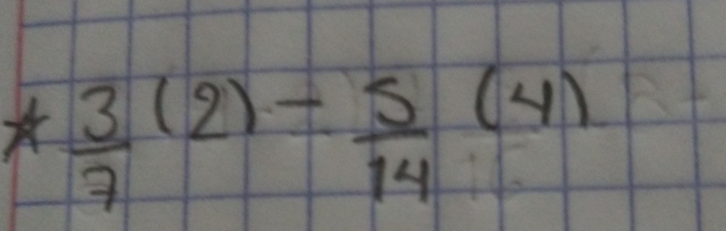  3/7 (2)= 5/14 (4)
^y° 7