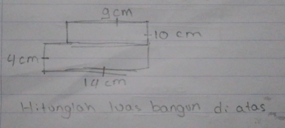 10 cm
Hitongloh wuas bangon diatas