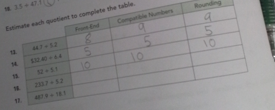 1 3.5/ 47.1
ble.Rounding