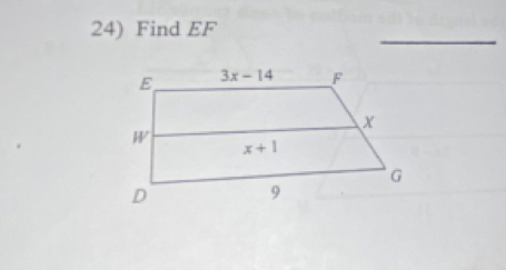 Find EF
_