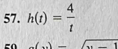 h(t)= 4/t 
_ (_ )= 1 [4][4]3 1