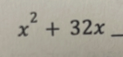 x^2+32x _