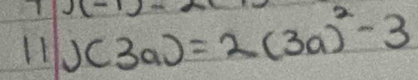 J(3a)=2(3a)^2-3