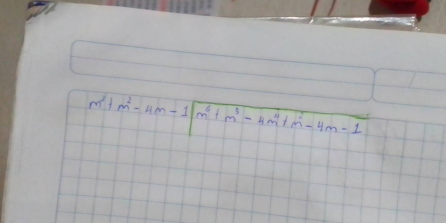 m^3+m^2-4m-1sqrt(m^6+m^5-4m^4+m^2-4m-1)