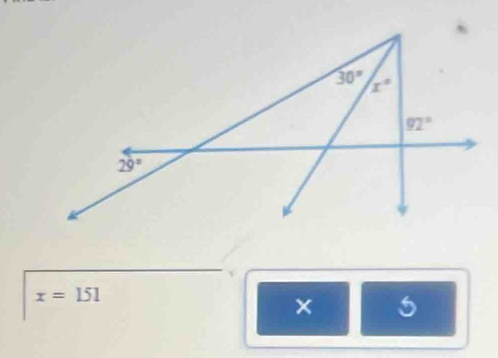 x=151
× 5