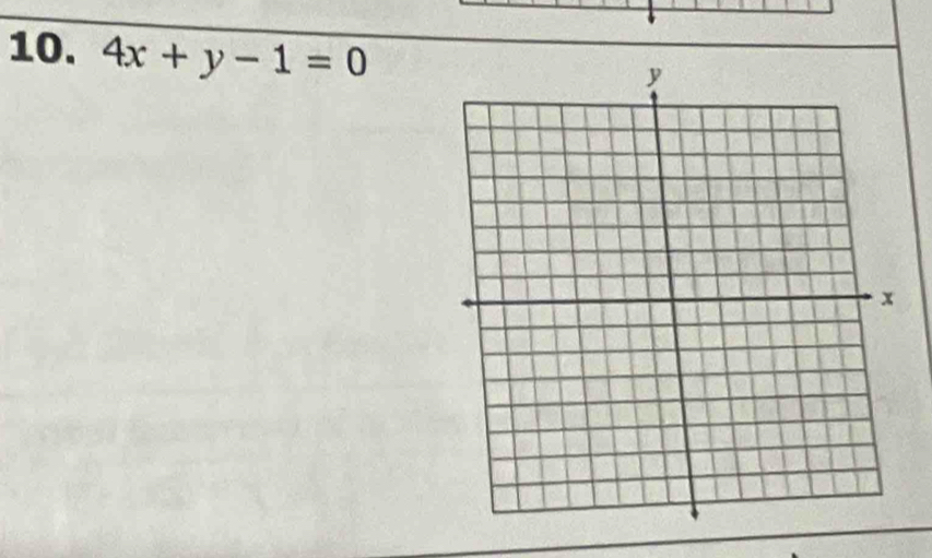 4x+y-1=0