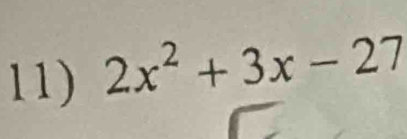 2x^2+3x-27