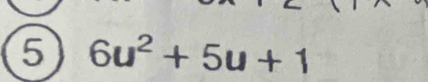 5 6u^2+5u+1