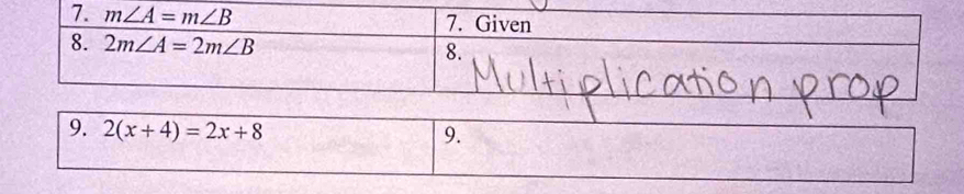 2(x+4)=2x+8 9.