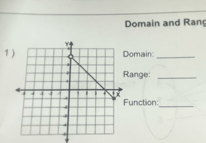 Domain and Rang 
1 omain:_ 
ange:_ 
Function: 
_